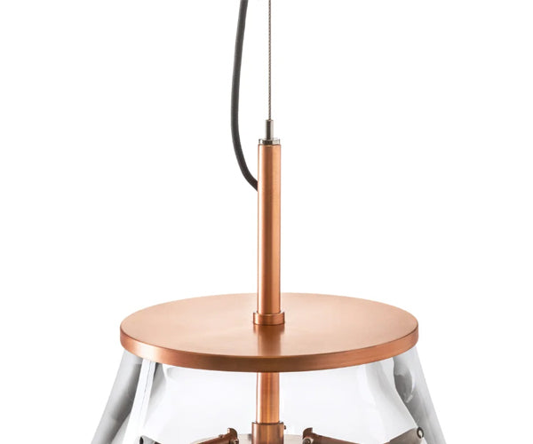 Bomma Tim Pendel Lampe - Large (700) - Clear-Copper