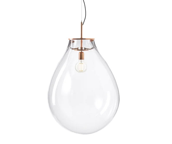 Bomma Tim Pendel Lampe - Large (700) - Clear-Copper