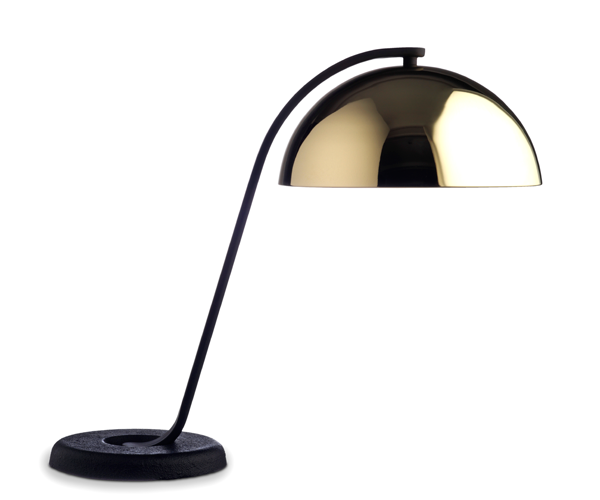 HAY Cloche Bordlampe - Sort/Messing