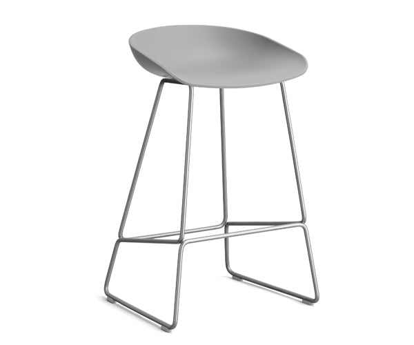 HAY About a Stool (AAS 38) - Concrete Grey - Rustfri Stål