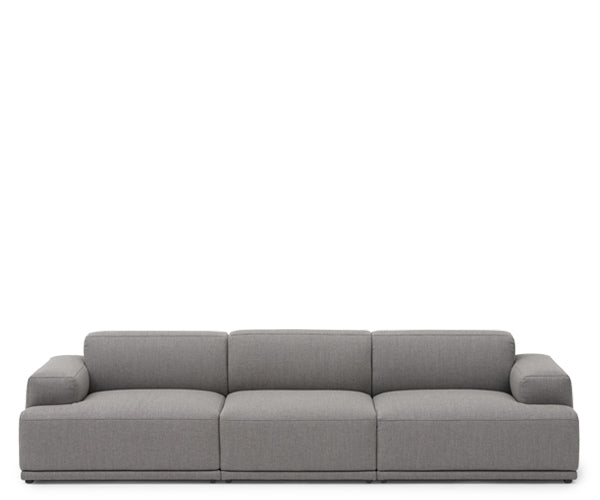 Muuto Connect Soft Sofa -  3 Pers. - Rewool 128