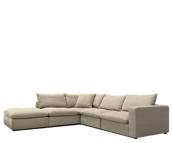 Nord komfort Lazy Hjørnesofa - 320x301 cm. - Kiss Stof