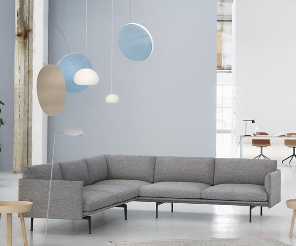 Muuto Outline Hjørnesofa - Hallingdal 166