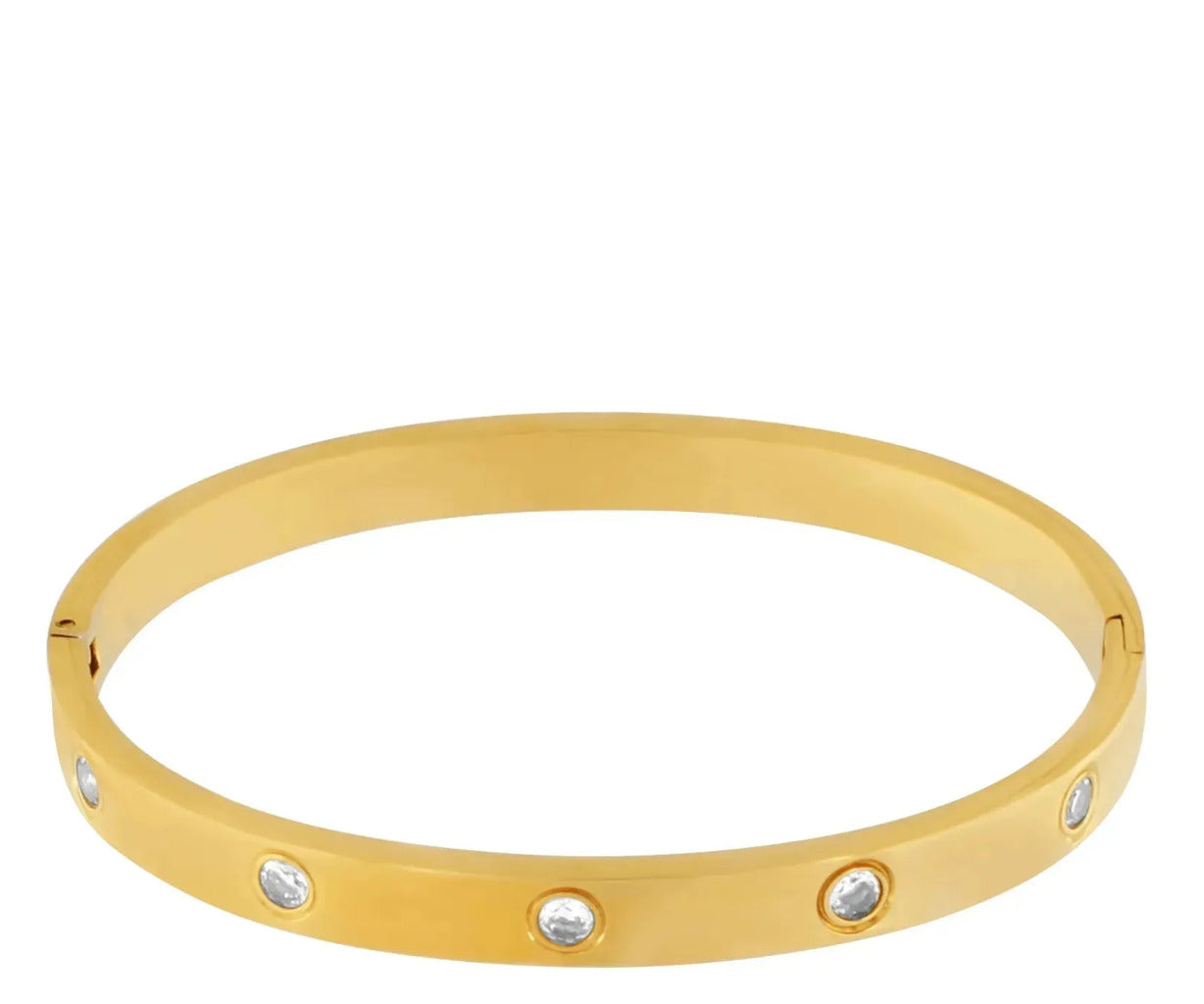 Dansk Copenhagen Joy armring - CZ gold / waterproff