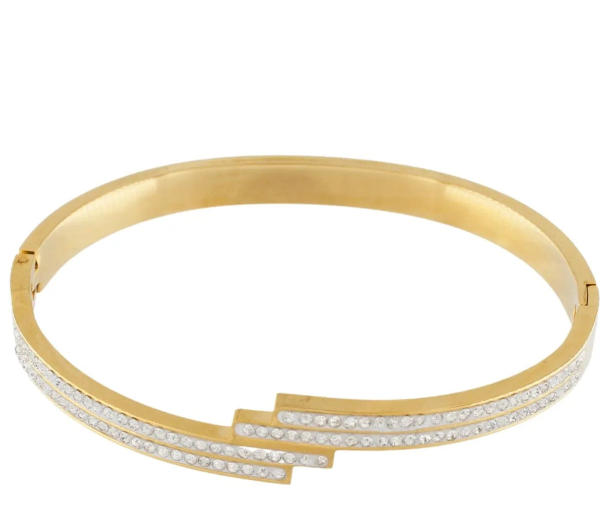 Dansk Copenhagen Joy Multi armring - CZ gold / waterproff