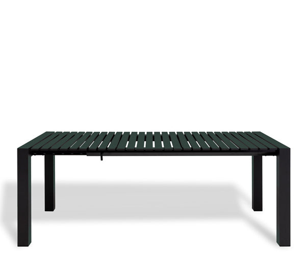 Mindo 111 Dining Table Extension - 263-325cm. - Dark Green