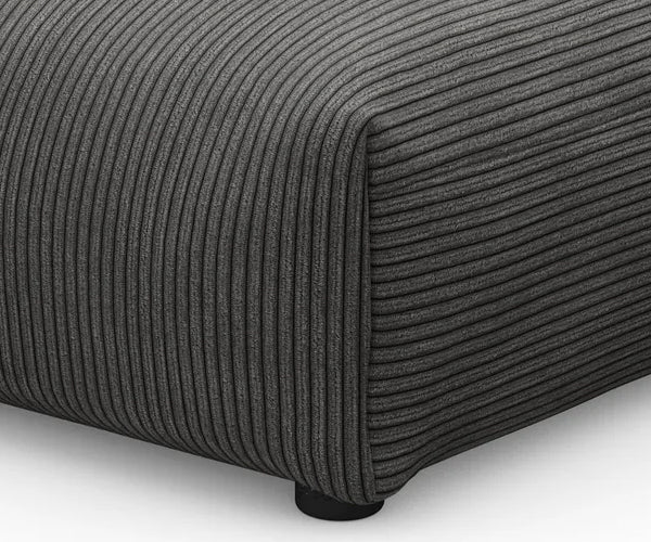 Vetsak Sofa Seat 105x105 - Cord Velours Dark Grey