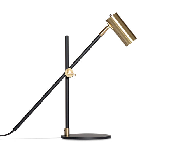 Rubn lektor Desk Bordlampe - Black - Brass