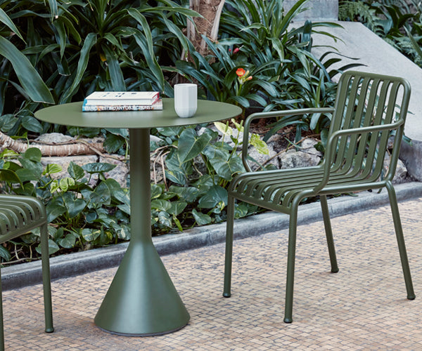 HAY Palissade Cone Table - Dia.70cm. - Olive