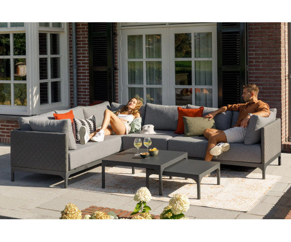 Exotan Domino Outdoor sofa - stone grey