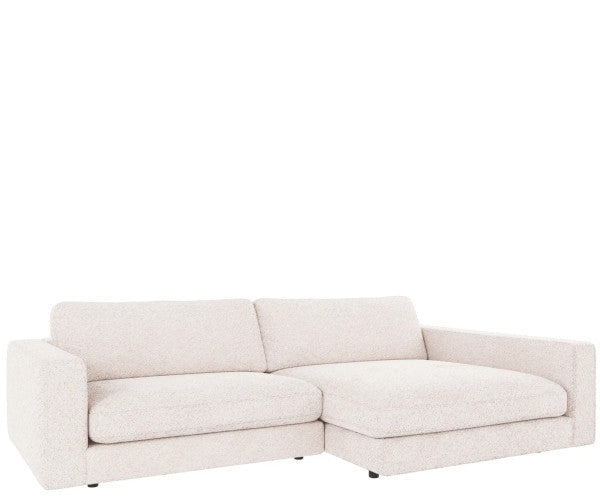 Rowico Home Duncan sofa - Anna hvid - højrevendt chaiselong - 258 cm