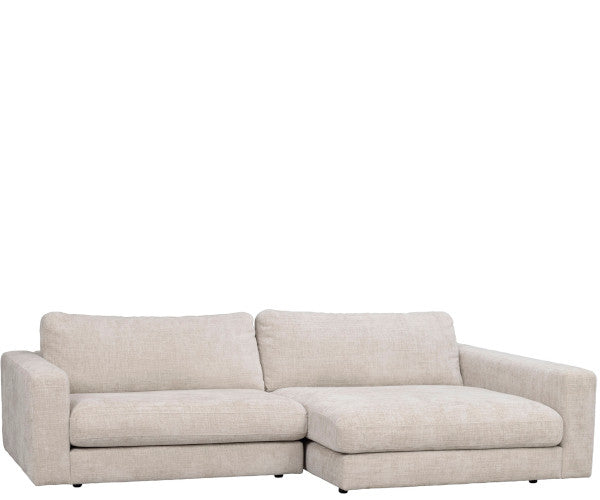 Rowico Home Duncan sofa - Robin lysegrå - højrevendt chaiselong - 258 cm