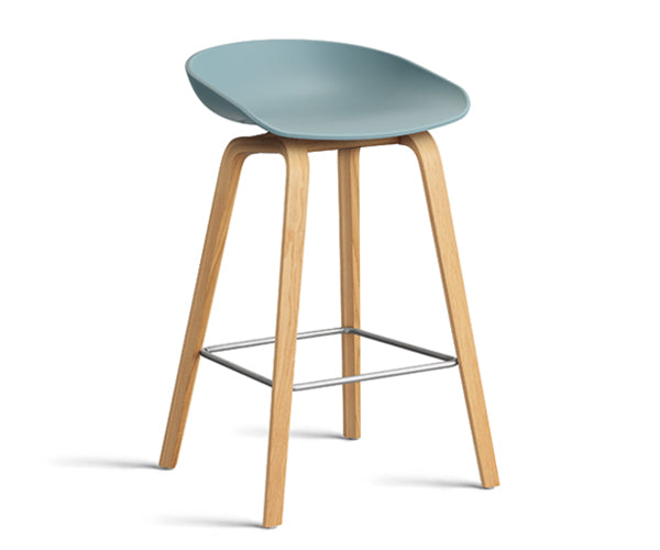 HAY About a Stool (AAS 32) Eg Matlak - Stål Hviler - H:65cm - Dusty Blue