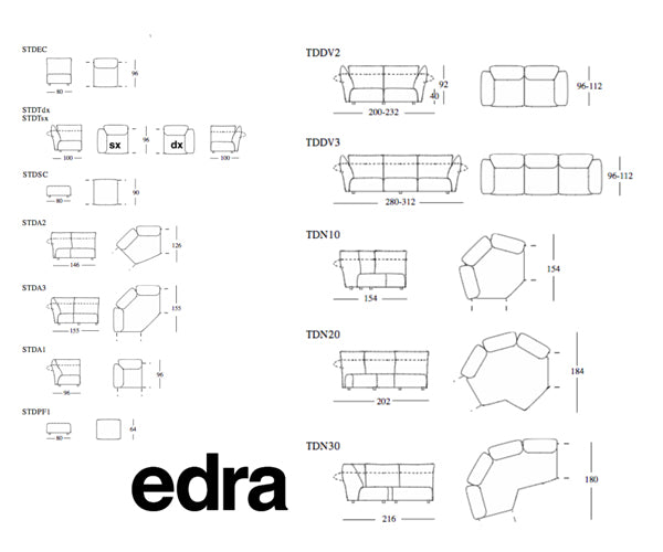 Edra Standard Sofa