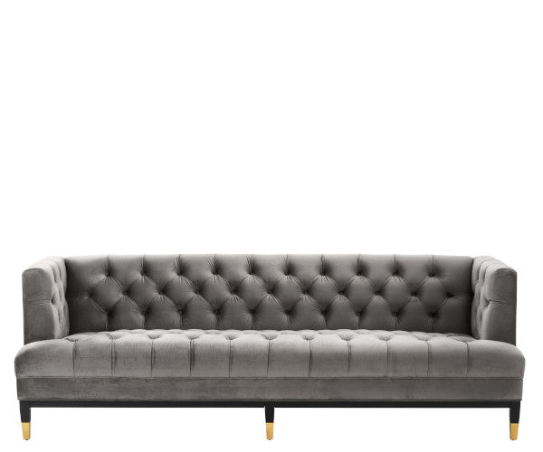 velour sofa