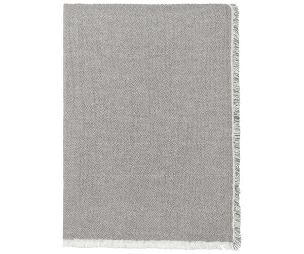 elvang thyme plaid grey - bomuldsplaid