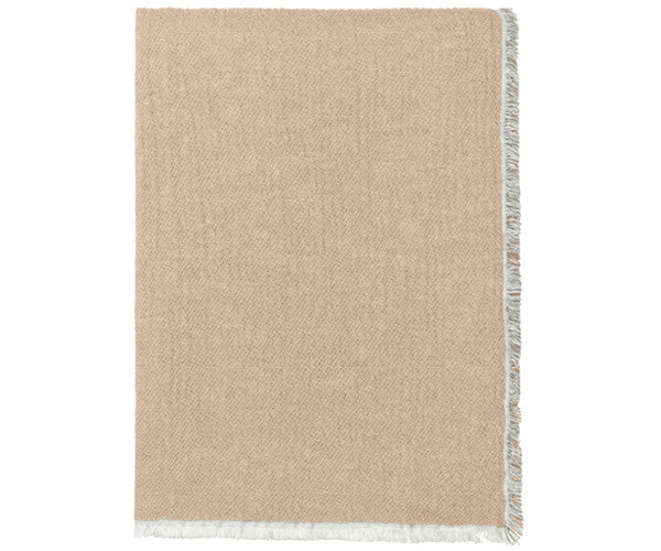 elvang thyme plaid beige - bomuldsplaid