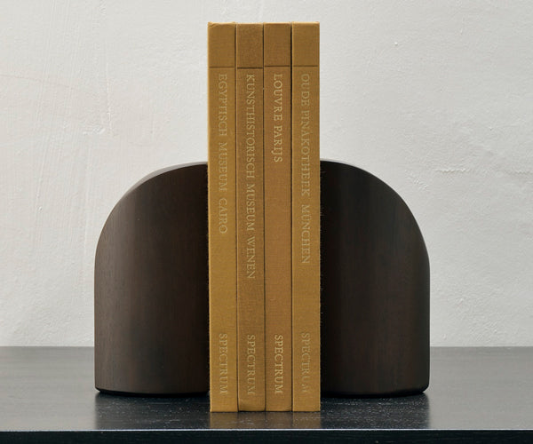 Ethnicraft PI Book Ends - Mahogany Dark Brown