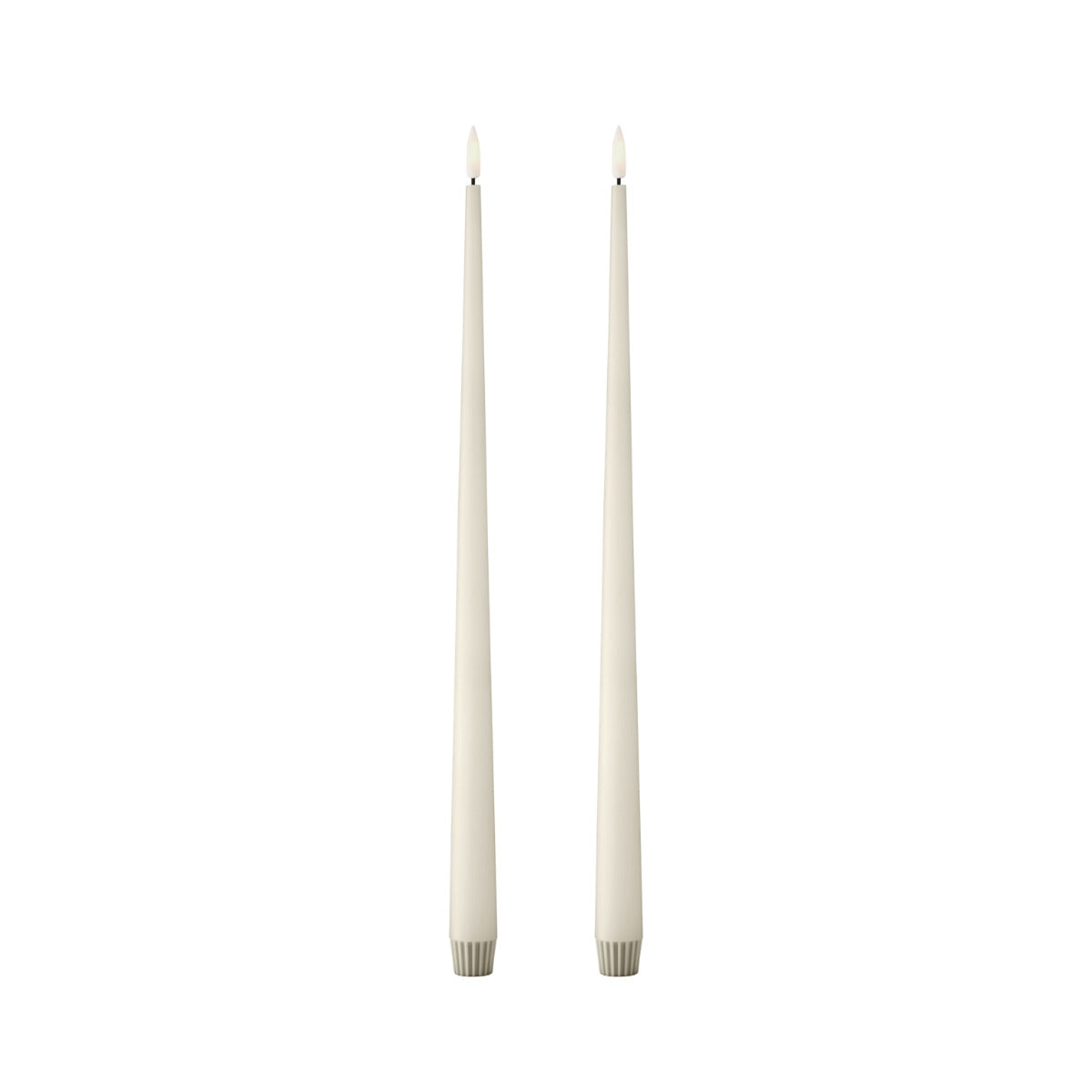 2 stk ester & erik LED stagelys - ivory - 40 cm