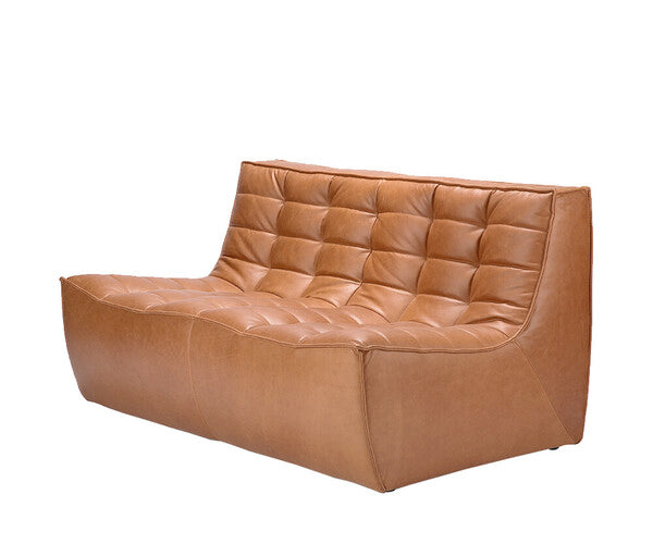 Ethnicraft N701 sofa - 2 seater - Old Saddle