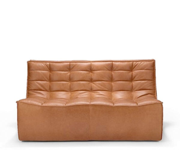 Ethnicraft N701 sofa - 2 seater - Old Saddle