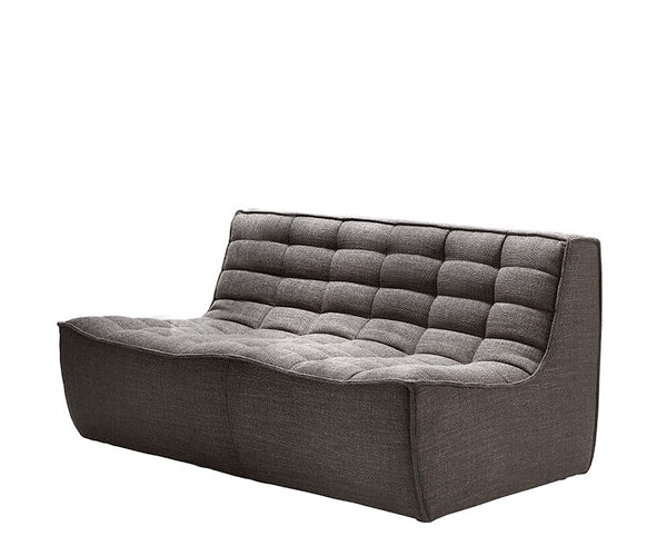 Ethnicraft N701 sofa - 2 seater - Dark Grey