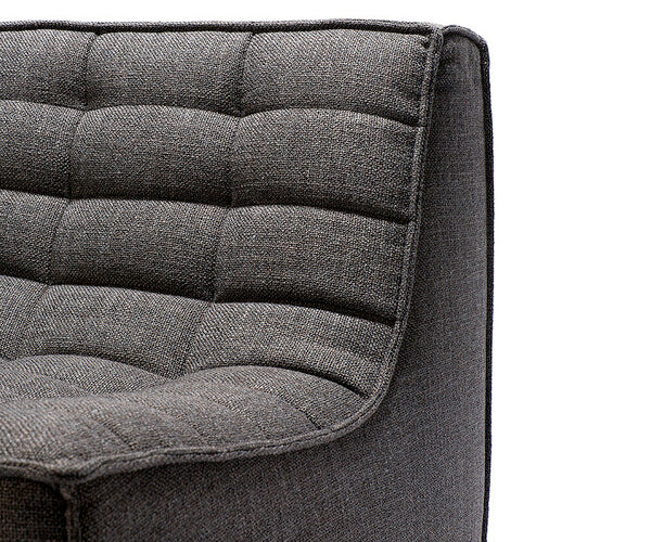 Ethnicraft N701 sofa - 2 seater - Dark Grey