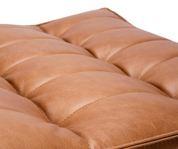 Ethnicraft N701 sofa - footstool - Old Saddle