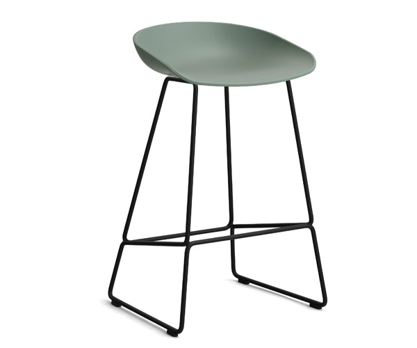 HAY About a Stool (AAS 38) - Fall Green - Sort Stål