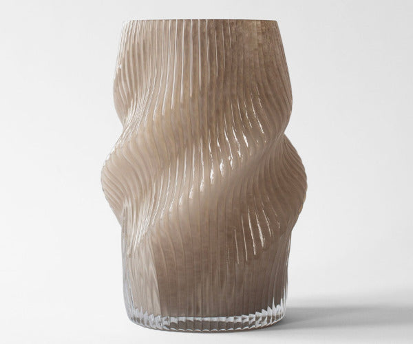 Tell Me More Fano vase - 25x13,5 - taupe