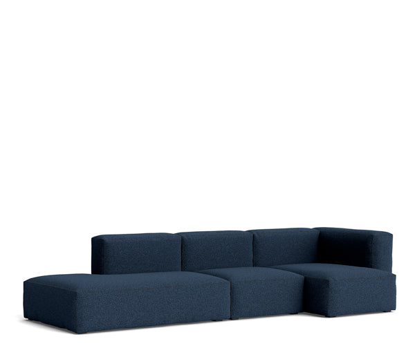 HAY Mags Soft Sofa - 3 Pers. Combi 4 - Flamiber - J4 Dark Blue