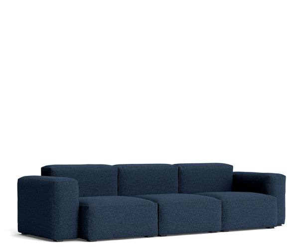 HAY Mags Soft Sofa - Low Arm - 3 Pers. - Flamiber - Dark Blue