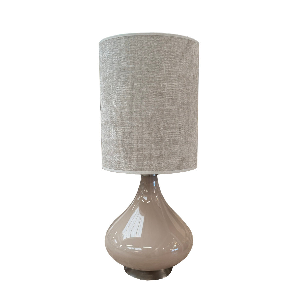 Flavia Mini bordlampe - sand - budapest beige skærm