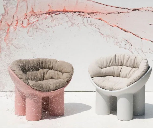 Driade Roly Poly Loungestol - Faye Toogood Design - Flesh