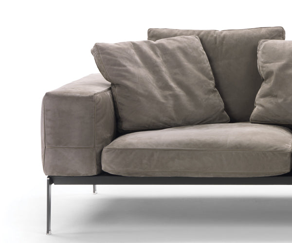 Flexform Lifesteel sofa 275cm - Pelle De Luxe 701