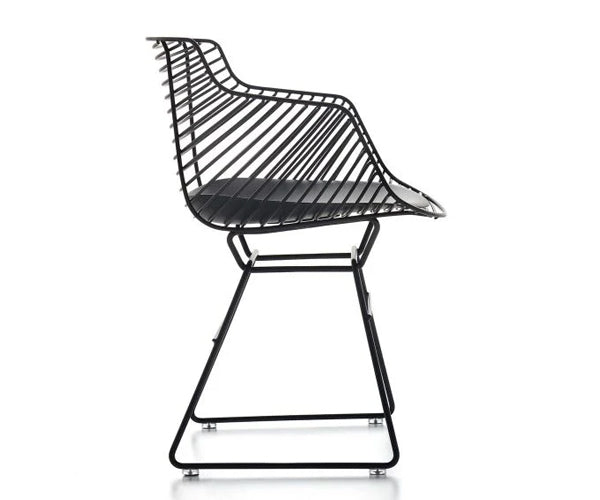 Mdf Italia Flow Filo Slim Chair - Black