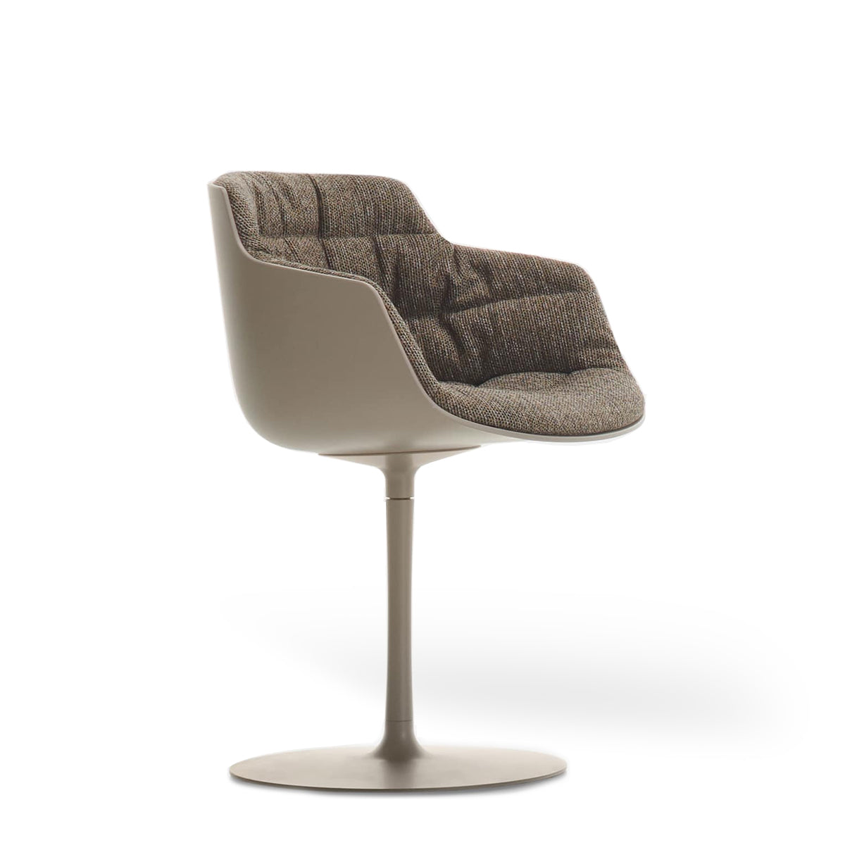 Mdf Italia Flow Armchair Søjleben - Frontpolstret - Savanna Stof - 622