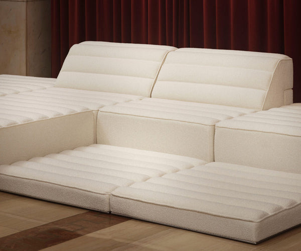 Acerbis Design Free System Modulsofa - Kurvet - 5 moduler - Paradise Stof