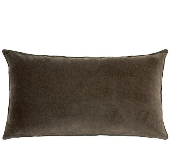 Cozy Living Velour gavlpude - 90x50 - black olive