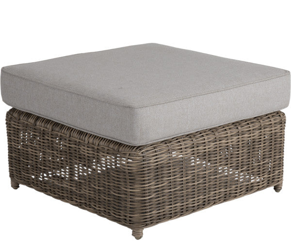 Brafab Glendon skammel - rustik polyrattan / beige - 72