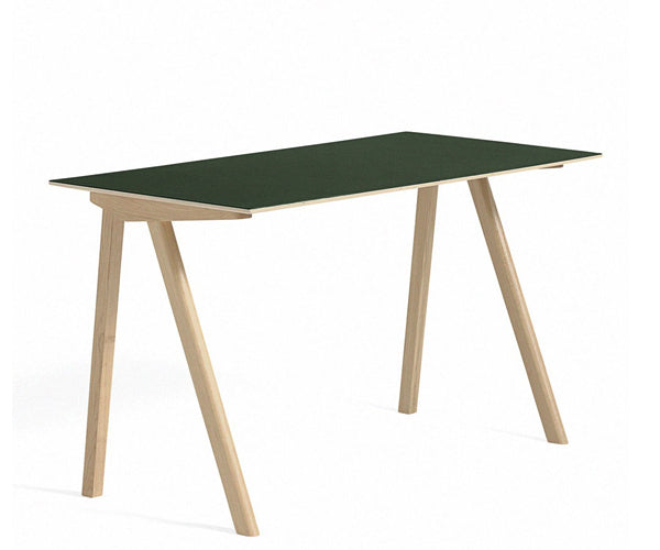 HAY CPH90 Desk - Grøn Linolium - Eg Mat Lak