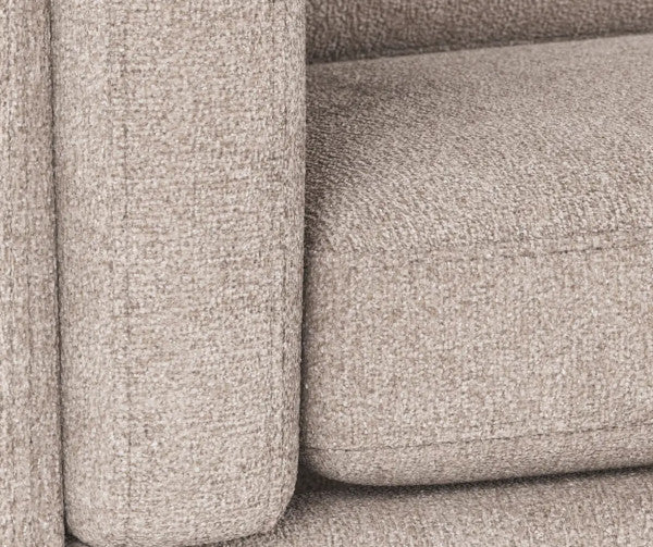 Rowico Home Braden sofa - Greg lysegrå / brunlakeret eg - 216 cm