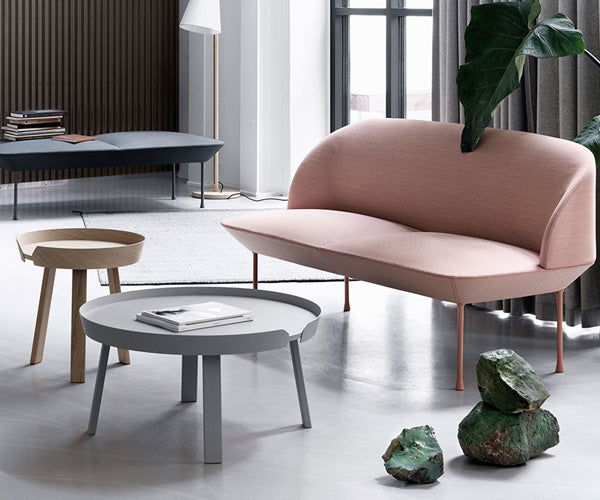 Muuto Around Coffee Table - Stor - Grå