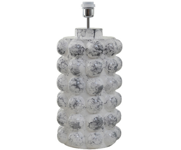 hallbergs bubbels lampe white marble