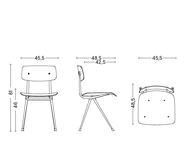 HAY Result Chair Spisestol