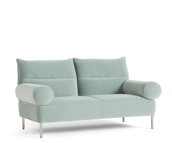 HAY Pandarine 2 Pers. Sofa - Cylinder Arm - Harald Velour 823