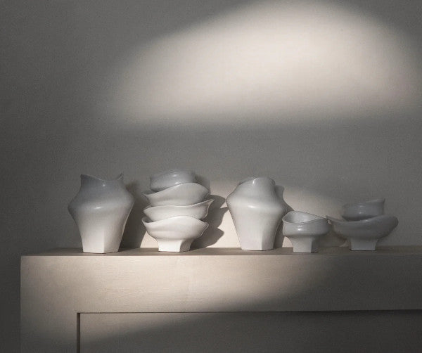 Hein Studio Nami vase - white