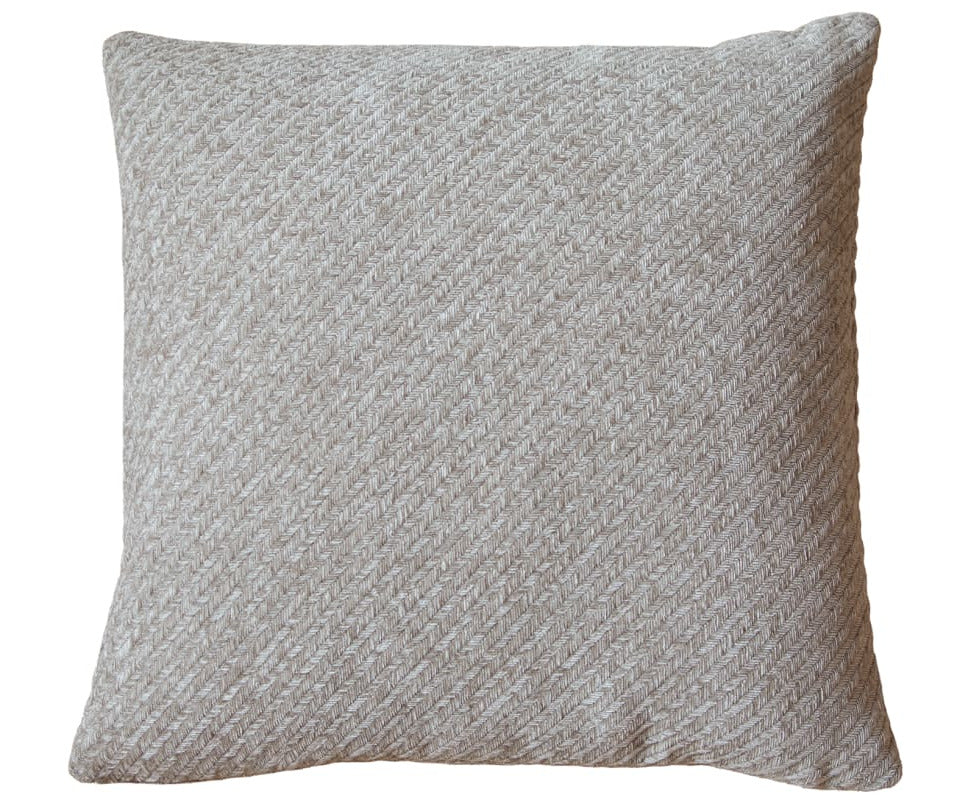 Specktrum Herringbone pude - cloudy grey - 45x45