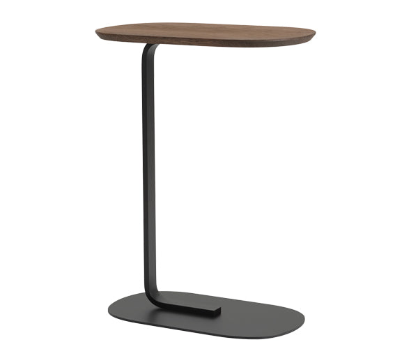 Muuto Relate Sidetable - H73,5cm - Sort/Røget Eg