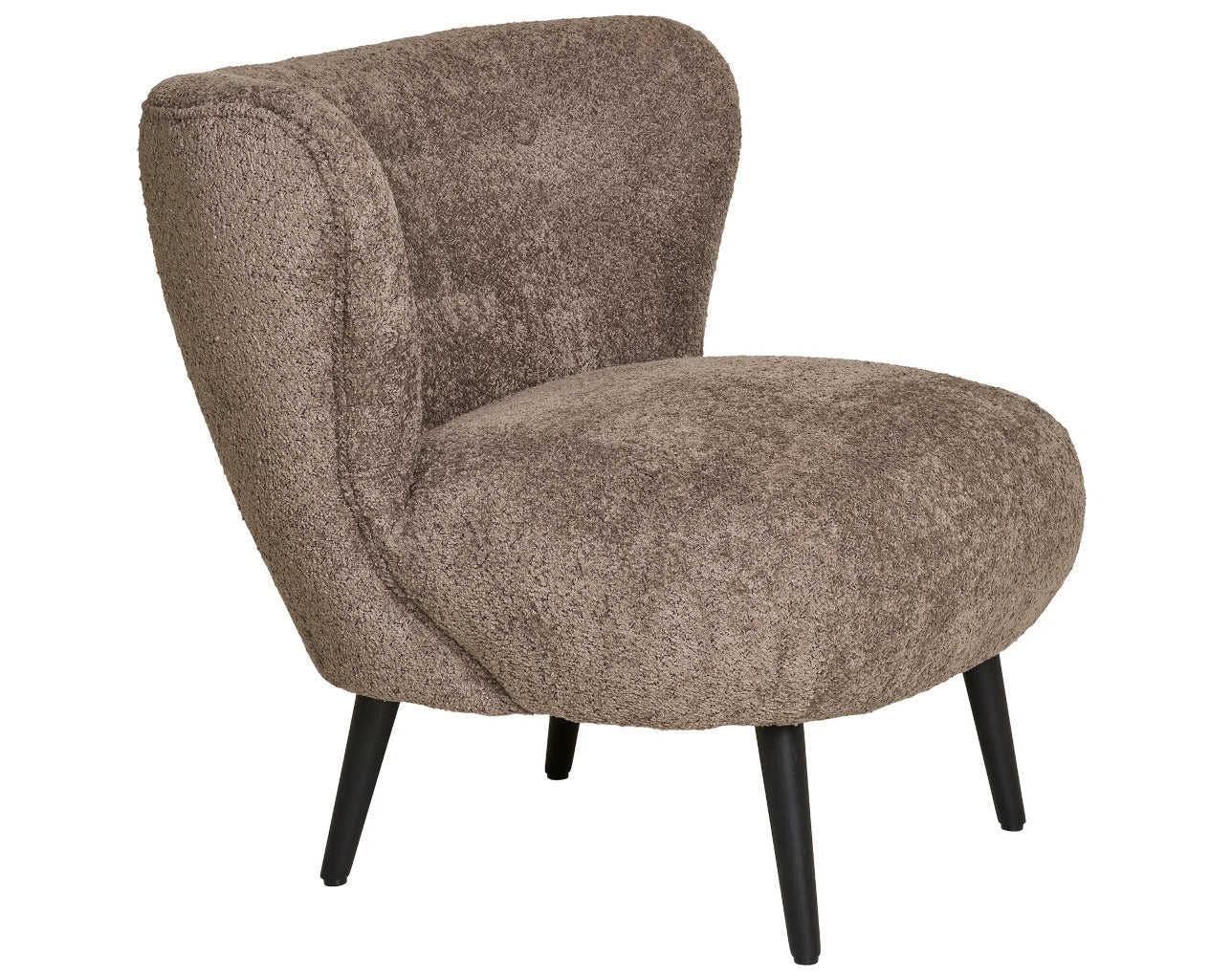 Covelo loungestol - brun boucle